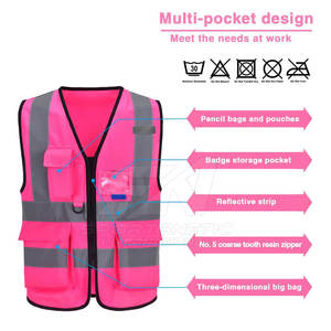 Chaleco de Trabajo, Chaleco de Seguridad para Fábrica, Almacén y Lugares de Trabajo al Aire Libre - Product Image 3