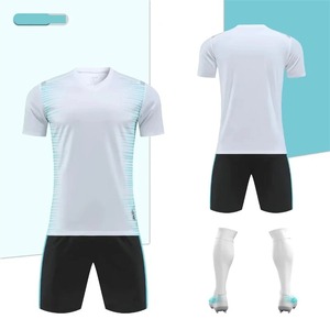 Enfants Football Jersey Top Grade Blanc Football Kits Personnalisé Fille Garçon Football Uniforme Sportswear - Product Image 3