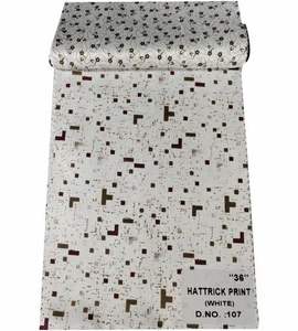 Tela de Poliéster Ecológica Ligera de 50 g/m², Estampado Hattrick, Diseño Liso, Acabado Suave, Multicolor, para Camisas de Niñas - Product Image 4