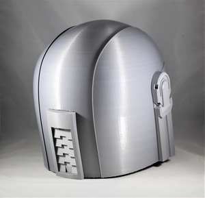 Casco mandaloriano hecho a mano, casco de acero, regalo para plata, Mandalorin, redondo, Halloween, decoración del hogar, casco, regalo para él - Product Image 3