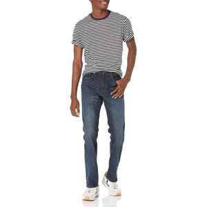 Pantalones clásicos vaqueros rectos de algodón para hombre al por mayor pantalones vaqueros transpirables de la mejor calidad - Product Image 3