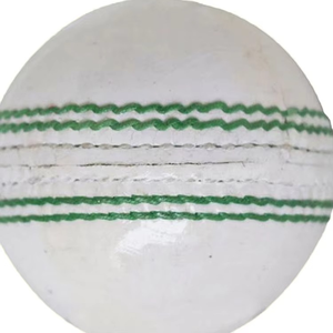 Pelota de cuero blanco duro Cricket personalizada de alta calidad - Product Image 5