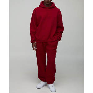 Ensemble de survêtement deux pièces pour hommes Vêtements de sport décontractés Jogging avec pull à capuche et pantalon - Product Image 1