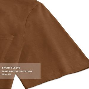 T-shirts d'été pour hommes de haute qualité Style Vintage 100% coton biologique bas quantité minimale de commande en gros 180 grammes Design T-Shirt - Product Image 6