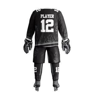 Precio ajustable, uniforme de Hockey sobre hielo Unisex, antiarrugas, transpirable, impermeable, de secado rápido, ropa de práctica deportiva al aire libre, bordado - Product Image 2