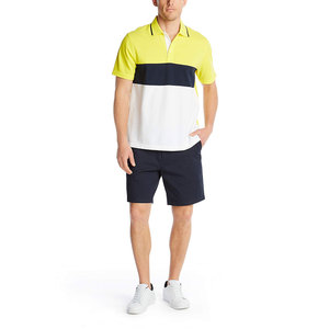T-shirts classiques pour hommes en coton/polyester, tissu tricoté uni, respirant, manches courtes, haute qualité, personnalisables - Product Image 2