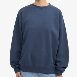 Nouveau sweat-shirt surdimensionné brodé avec logo personnalisé pour femmes prix de gros sweat-shirt streetwear à épaules tombantes pour femmes - Product Image 1