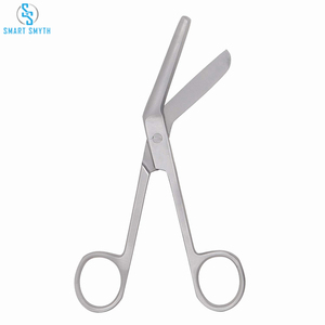 Ciseaux d'opération chirurgicale Pinces et ciseaux à bandage avec poignées imprimées de logo Ciseaux à bandage 2025 - Product Image 5