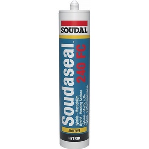 Soudaseal 240FC Blanc 290ml Cartouche d'adhésif liquide SOUDAL Produit - Product Image 1