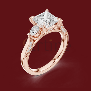 Anillo DE BODA liso LOTUS LOVE 14K en oro con ajuste cómodo - Product Image 1