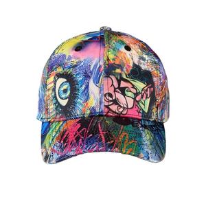 หมวกเบสบอลพิมพ์ซับลิเมชัน5แผงกันน้ำหมวกทรูเกอร์โฟมตาข่ายพร้อมโลโก้แบบกำหนดเอง - Product Image 3