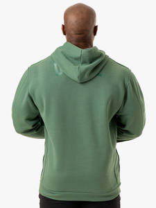 Venta al por mayor de sudaderas y sudaderas de invierno de los hombres de alta calidad 100% de algodón de peso pesado de color sólido ecológico de lana logotipo personalizado - Product Image 5