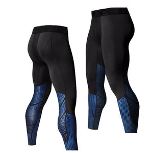 MMA Rash Guard Collants de sport à compression pleine longueur Respirant Séchage rapide Spandex/Polyester avec impression personnalisée Taille élastique - Product Image 3