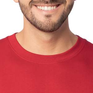 Sudadera de Forro Polar Extra Grande de Color Sólido al por Mayor, Unisex, Cuello Redondo, Logotipo Personalizado, 100% Algodón, Antiencogimiento, Otoño - Product Image 4