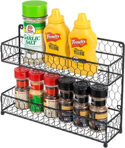 Organizador de cocina multifuncional de acero inoxidable, estante de almacenamiento, estante para especias, soporte para utensilios, armario de despensa - Product Image 6