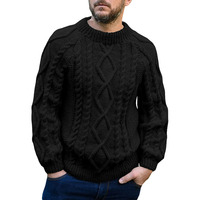 Pull en coton 100 % pour homme, design élégant, personnalisable sur le devant, respirant, anti-plis, séchage rapide, léger – Vente en gros pour l'hiver