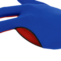 Guantes de Billar Personalizados, Unisex, de Nylon, Medios Dedos, para Jugadores de Billar y Snooker, PK