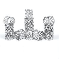 Hermosos Anillos de Servilleta Plateados con Diseño Rectangular Tallado a Mano, Modernos, para Navidad, Acción de Gracias, Decoración de Mesa de Comedor, Fiestas, Juego de 12