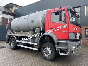 Camion d'aspiration des eaux usées Mercedes Benz Atego 1828 4x4 diesel manuel, modèle 2003, d'occasion - Product Image 2