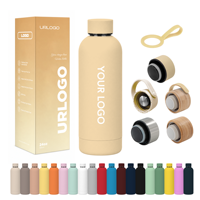 Bouteille d'eau réutilisable en acier inoxydable de haute qualité YEWAYOGA, durable, avec logo personnalisé pour les cours de Pilates et l'entraînement sportif