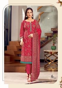 Belle Dhwaja Export Multi Couleur Modal Impression Broderie Travail Manuel Maska Premium Maslin Kurti Ensemble pour Inde Pakistan Ethnique - Product Image 5
