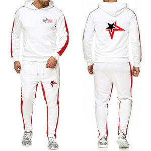 Survêtement de sport d'hiver confortable et respirant pour hommes, survêtement chaud de grande taille avec fermeture à glissière et logo personnalisé, nouveau pour le printemps - Product Image 2