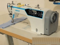 Machine à coudre industrielle à point noué simple, à entraînement direct, informatisée, JACK A5E, ensemble complet