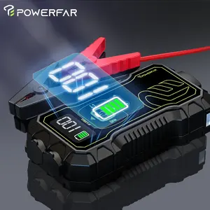 Démarreur d'urgence de voiture Powerfar 2000a Gonfleur de pneu et démarreur d'urgence 12V