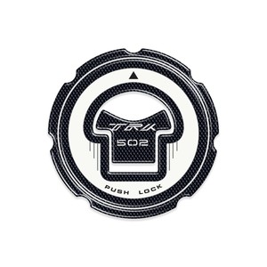 Tappo Serbatoio in Gel Resinoso Adesivo Bianco Compatibile con Moto Benelli TRK 502, Copertura per Protezione - Product Image 1