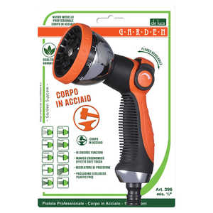 Pistolet Lanceur d'Eau Professionnel 10 Fonctions Réglables, Corps en Acier, Alimenté par l'Eau - Product Image 1