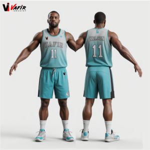 Vente en gros de maillots de sport de basket-ball personnalisés grande taille design d'ensemble d'uniformes respirants antibactériens anti-UV à séchage rapide - Product Image 5