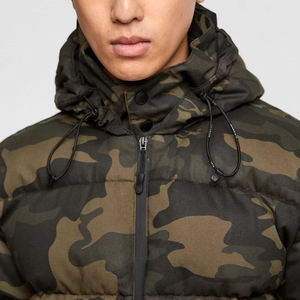 Chaqueta acolchada de camuflaje repelente al agua a prueba de viento de servicio OEM - Product Image 5