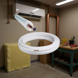 Rollo de 12 m de Tubo Capilar de Cobre Aislado y Recubierto de 1/4 para Aire Acondicionado - Product Image 3