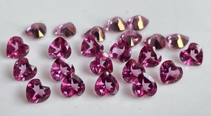 หัวใจบุษราคัมสีชมพูธรรมชาติคุณภาพสูง - Product Image 3