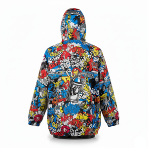 <b>Lightweight</b> <b>Women</b> Windbreaker <b>Jacket</b> 120GSM Breathable Polyester Street Style Hooded Custom Logo Windbreaker <b>Jacket</b> for <b>Women</b> - Product Image 2