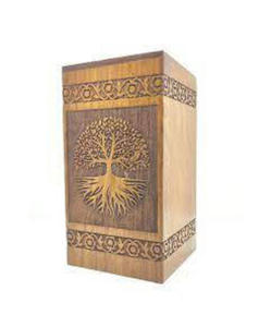Modern Handmade Wooden Cremation <b>Urns</b> Decorative Funeral Burial <b>Urns</b> for Male and Female at Low Price - Product Image 2