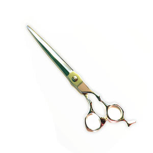 Ciseaux de toilettage droits pour animaux de compagnie en acier inoxydable avec poignée de dragon Beauty Sharp Mirror Polish - Product Image 1