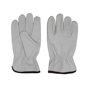 Guantes de mecánico de impacto resistentes a cortes Guantes de motosierra de seguridad de Palma de cuero de vaca Guantes de construcción de trabajo de seguridad - Product Image 3