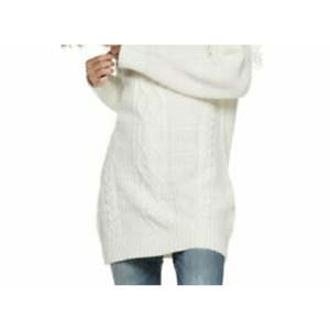 Maglione Tunica da Donna American Rag, Bianco, Taglia Piccola, Casual, Lavorato a Maglia, Invernale/Autunnale, Alta Qualità, Traspirante, con Bottoni - Product Image 3