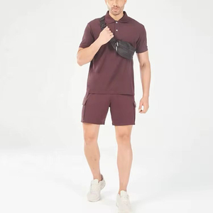 Nouveaux polos OEM en gros, t-shirt homme, logo personnalisé, polo de golf, polo uni à boutons, coupe ajustée, jersey personnalisé, twill, polo homme - Product Image 2