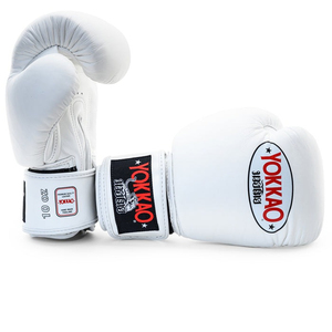 Gants de boxe Matrix blancs personnalisés de haute qualité en cuir d'entraînement sportif pour les arts martiaux - Product Image 5