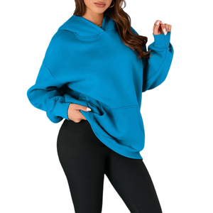 Sudadera con Capucha Personalizada para Mujer, Suave y Cómoda, Ropa de Abrigo de Invierno, Bolsillo Delantero, Prenda Esencial de Moda Urbana - Product Image 1