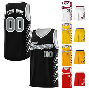Wholesale Private Label Summer Printed Basketball Jerseys for Team Wear OEM Services Breathable <b>Moisture</b>-<b>Wicking</b> <b>Shirts</b> - Product Image 6
