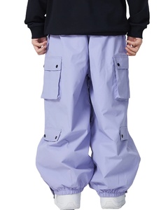 Pantalon de ski unisexe imperméable, coupe-vent et résistant à la neige, fabriqué directement en usine, avec isolation Primaloft, respirant, écologique, ample et extensible - Product Image 1
