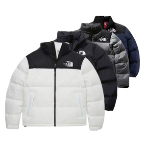 7095 Wholesale High Quality Stand Collar Men Designer <b>Cropped</b> Puff <b>Jacket</b> Nothern Down Coat <b>Puffer</b> <b>Jacket</b> - Product Image 2