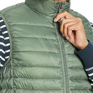 Veste matelassée d'hiver pour homme, style streetwear, couleur unie, col montant, séchage rapide, respirante, tissu nylon/polyester - Product Image 6