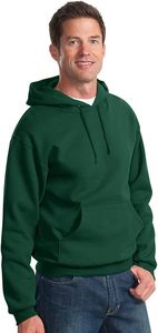 <b>Men</b> Relaxed Fit Fleece Pullover 350 GSM Soft Warm Hoodie With Front <b>Pouch</b> and Solid Color Design - Product Image 6