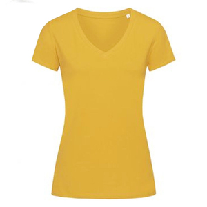 T-shirt femme léger et respirant coupe ample demi-manche col rond design mode d'été disponible dans toutes les couleurs - Product Image 6