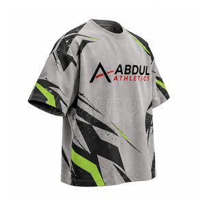 Camisetas Extra Grandes de Primera Calidad para Hombre, Ropa Urbana, Diseño Moderno, Algodón Informal, Suministro de Ropa al por Mayor - Product Image 3