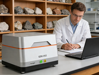 Analizador de Minerales XRF de Sobremesa en Tiempo Real con Algoritmo Avanzado y Fácil Uso, Calidad de Laboratorio, Espectrómetro de Rayos X con Vacío Externo EDX-V62